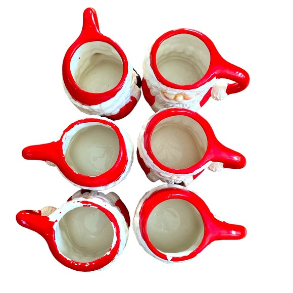 VINTAGE SANTA CLAUS MUGS🎅🏻Set Of 6 - Picture 9 of 10